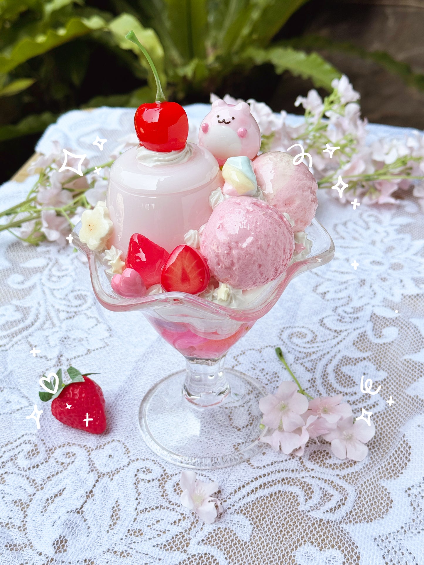 Life-Sized Pudding Parfait Trinket Boxes