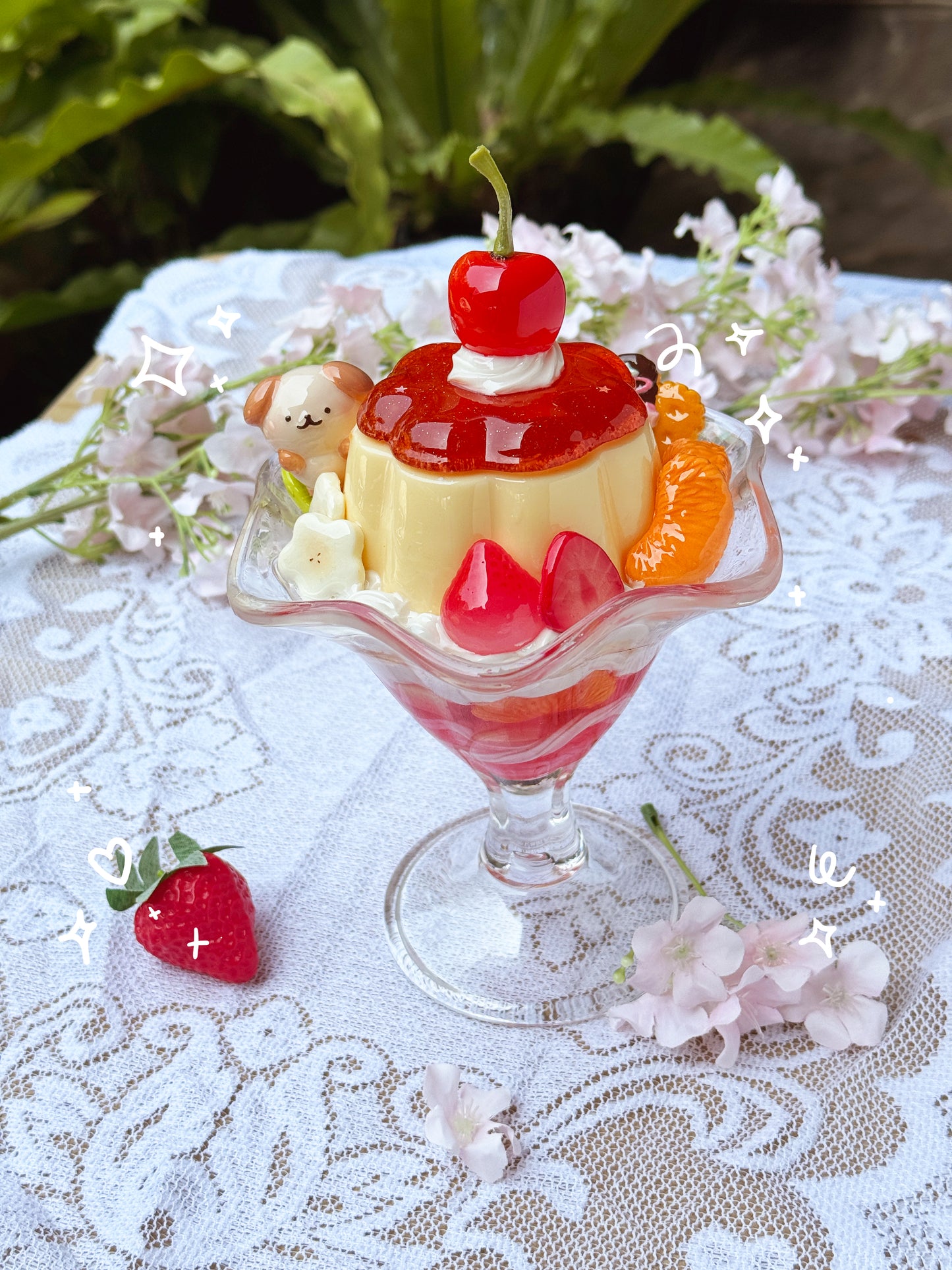 Life-Sized Pudding Parfait Trinket Boxes