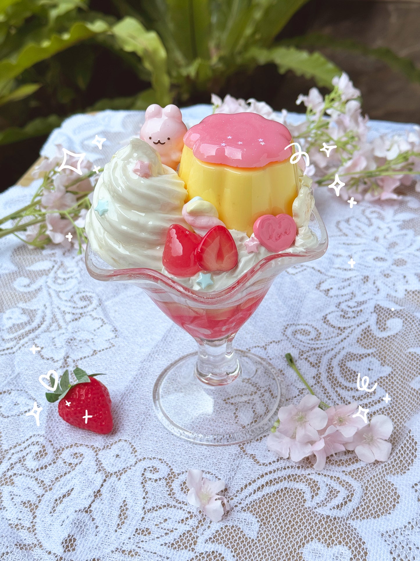 Life-Sized Pudding Parfait Trinket Boxes