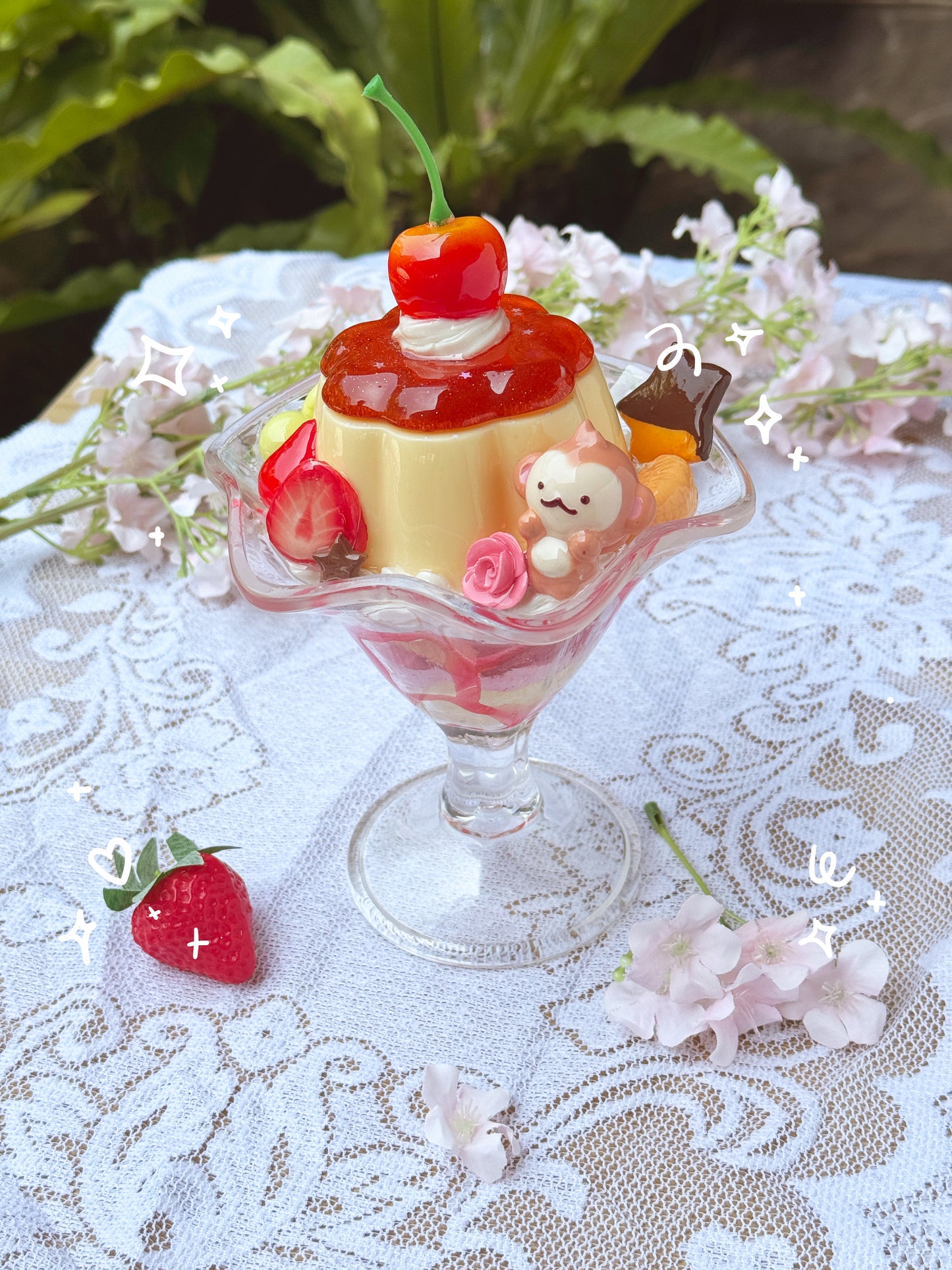 Life-Sized Pudding Parfait Trinket Boxes