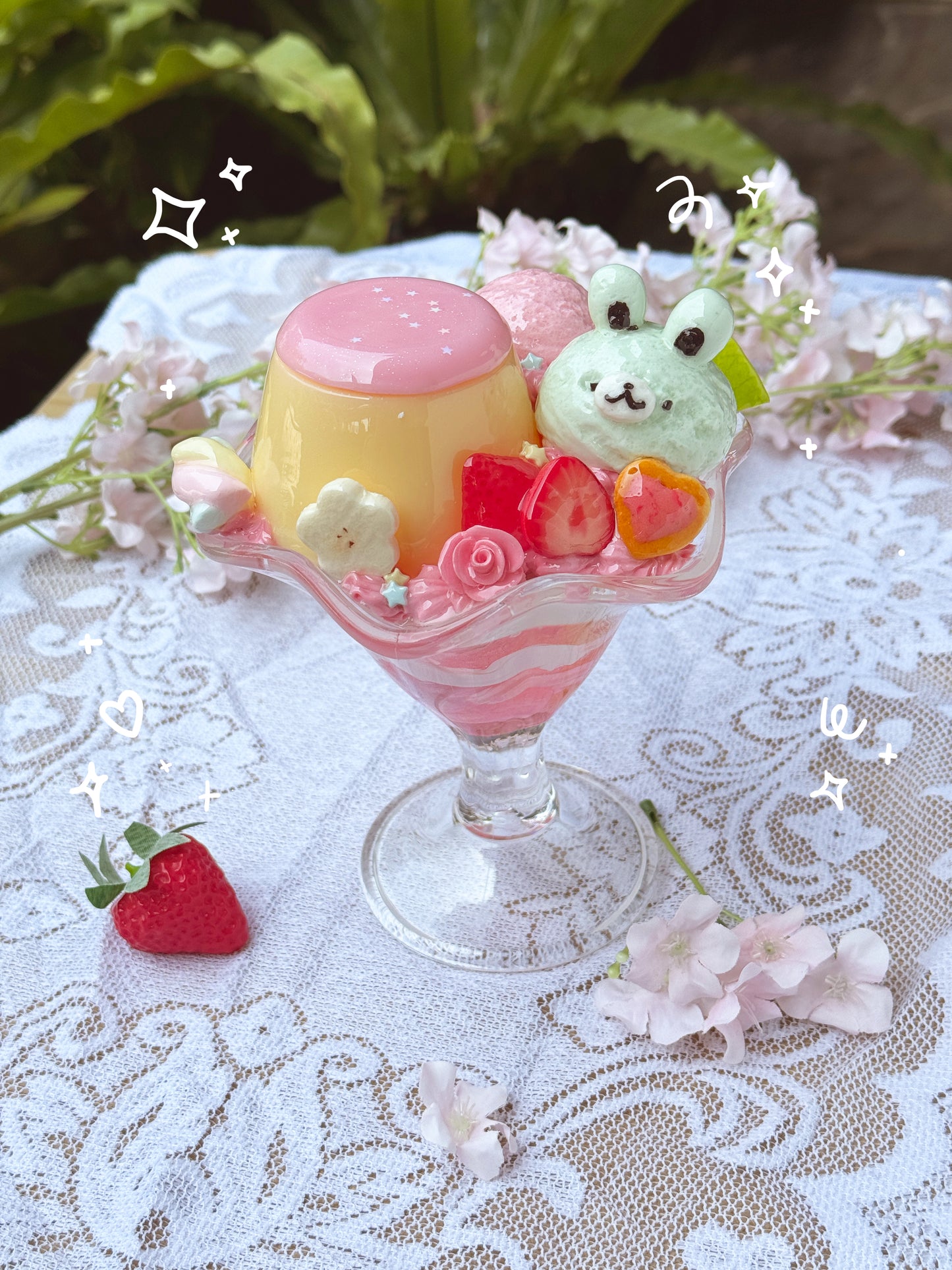 Life-Sized Pudding Parfait Trinket Boxes