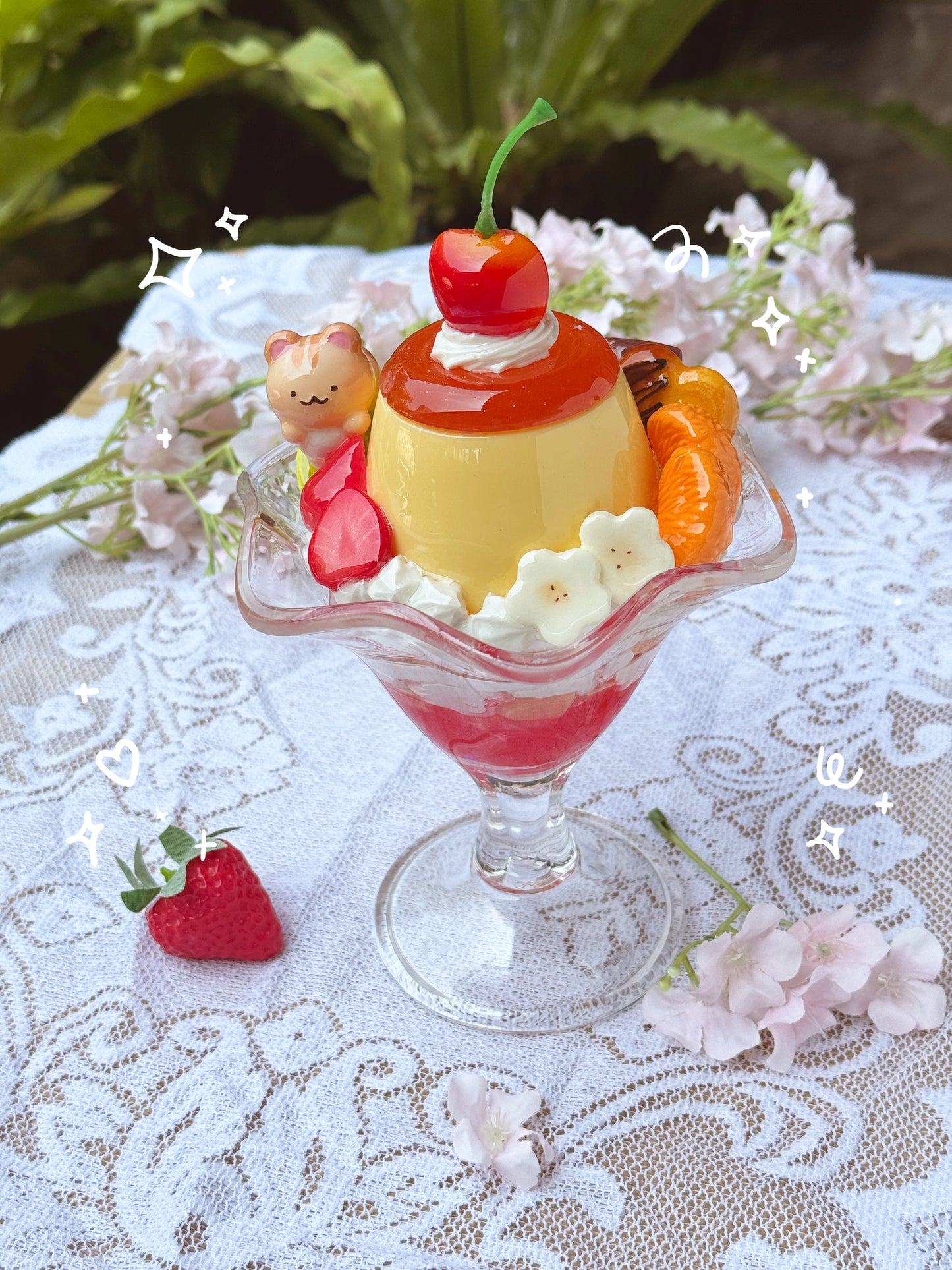 Life-Sized Pudding Parfait Trinket Boxes