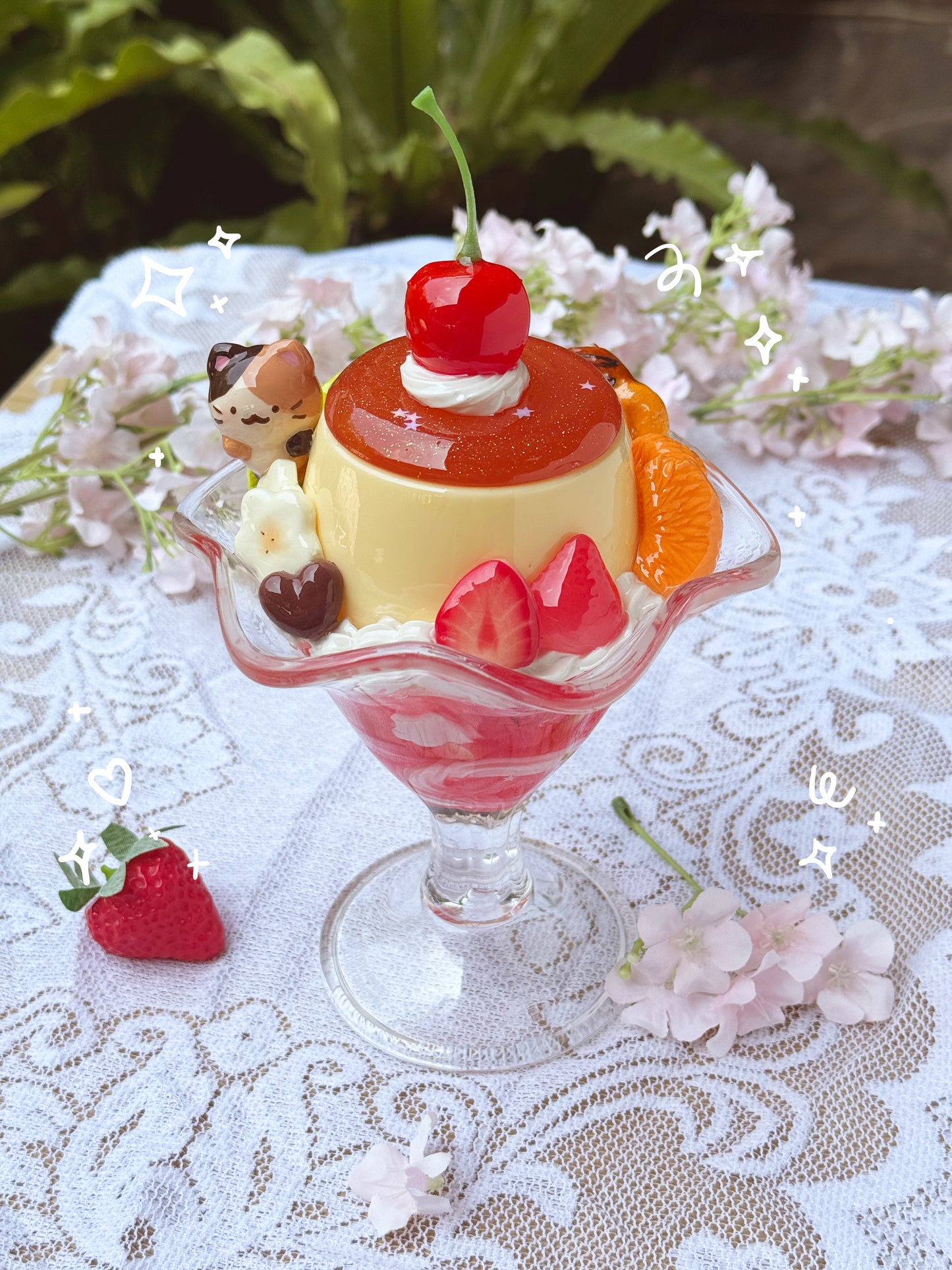 Life-Sized Pudding Parfait Trinket Boxes