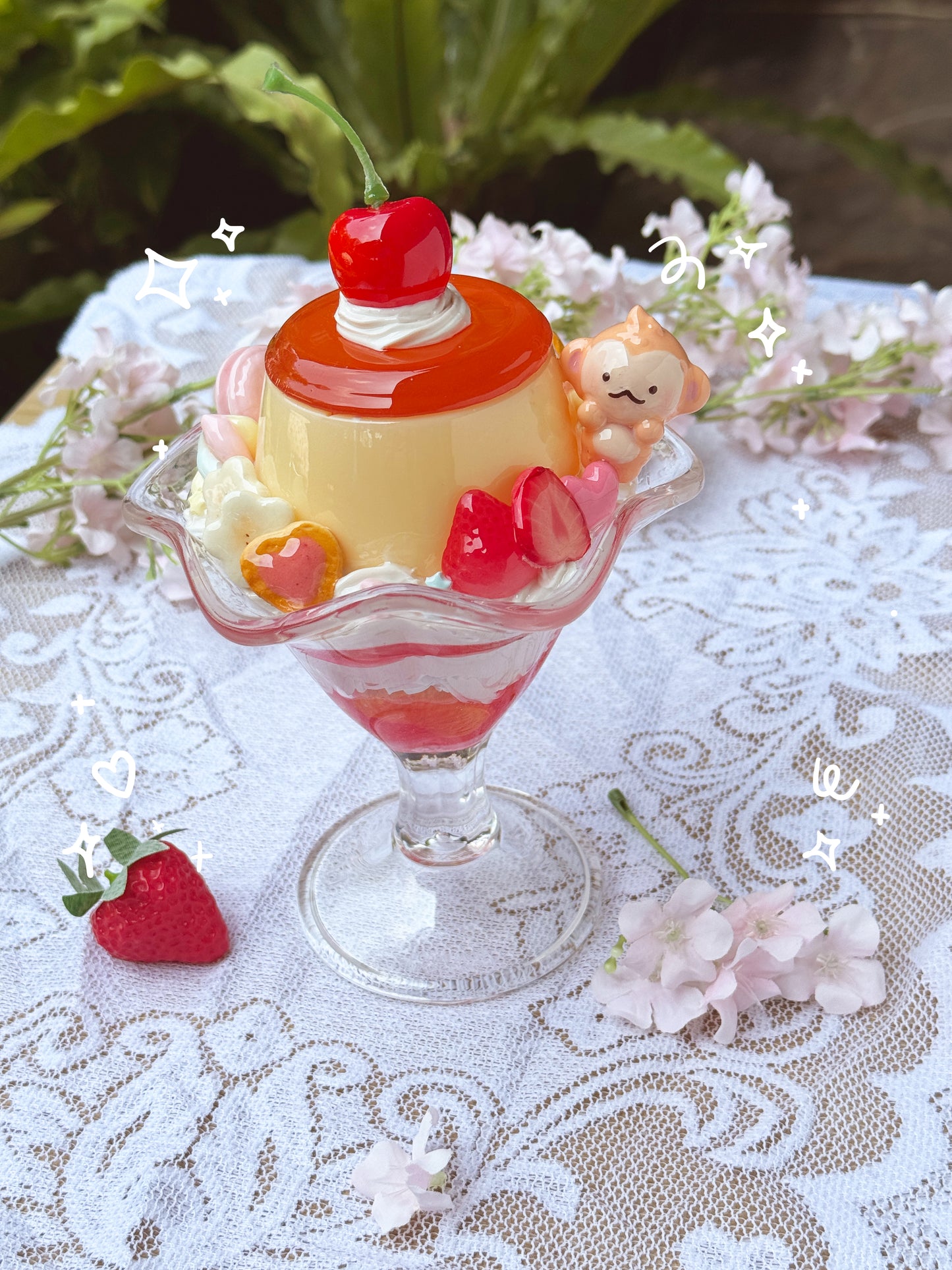 Life-Sized Pudding Parfait Trinket Boxes