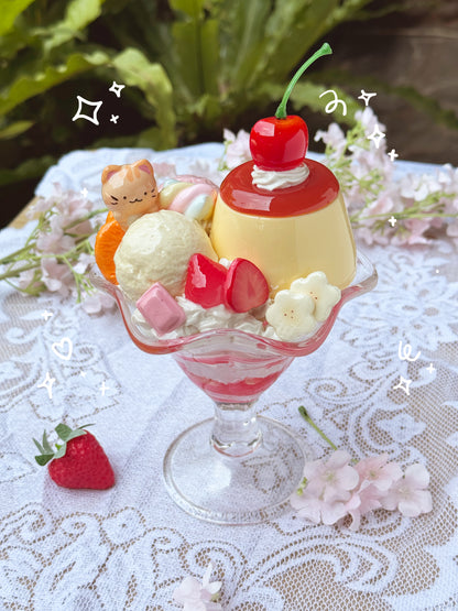 Life-Sized Pudding Parfait Trinket Boxes
