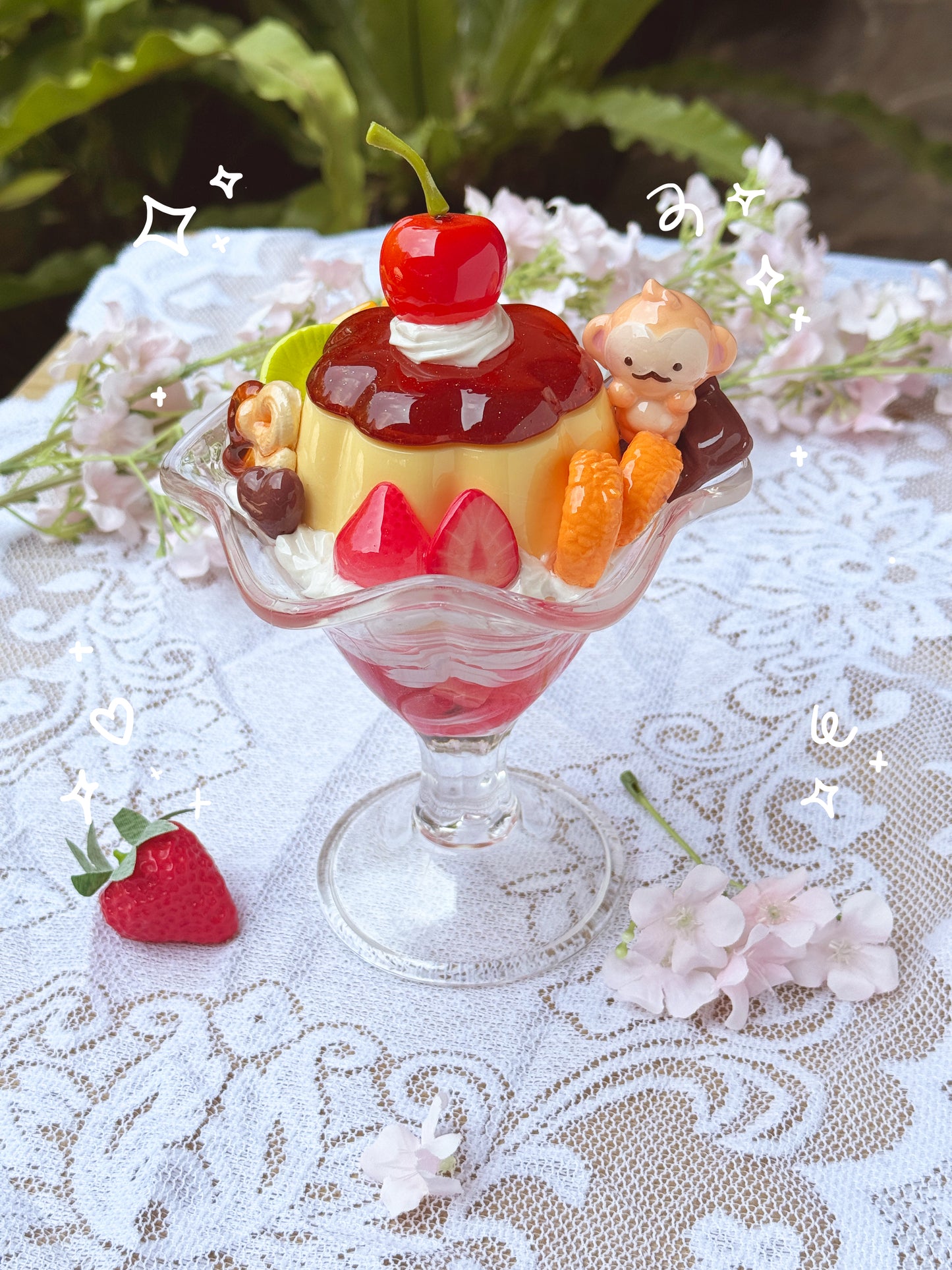 Life-Sized Pudding Parfait Trinket Boxes