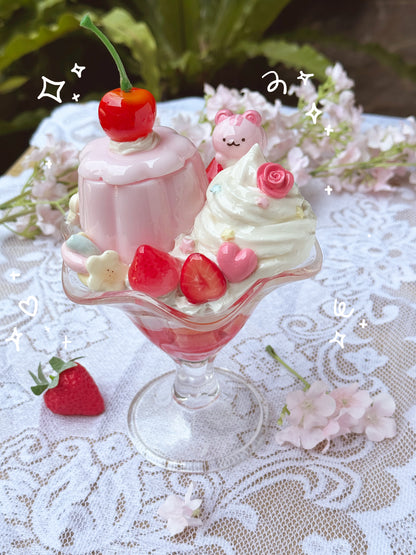 Life-Sized Pudding Parfait Trinket Boxes