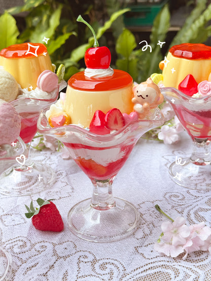 Life-Sized Pudding Parfait Trinket Boxes
