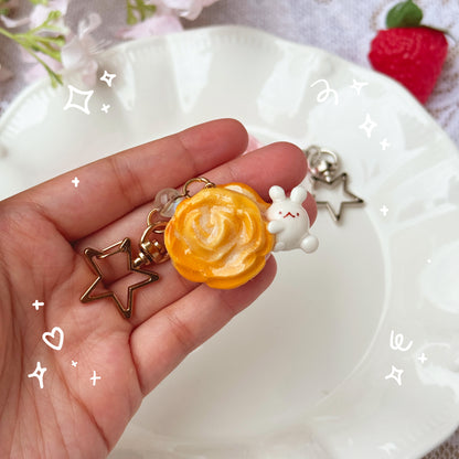Rose Cookie Keychains