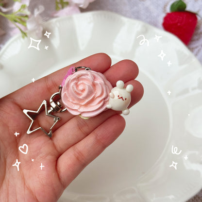 Rose Cookie Keychains