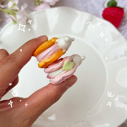 Rose Cookie Keychains