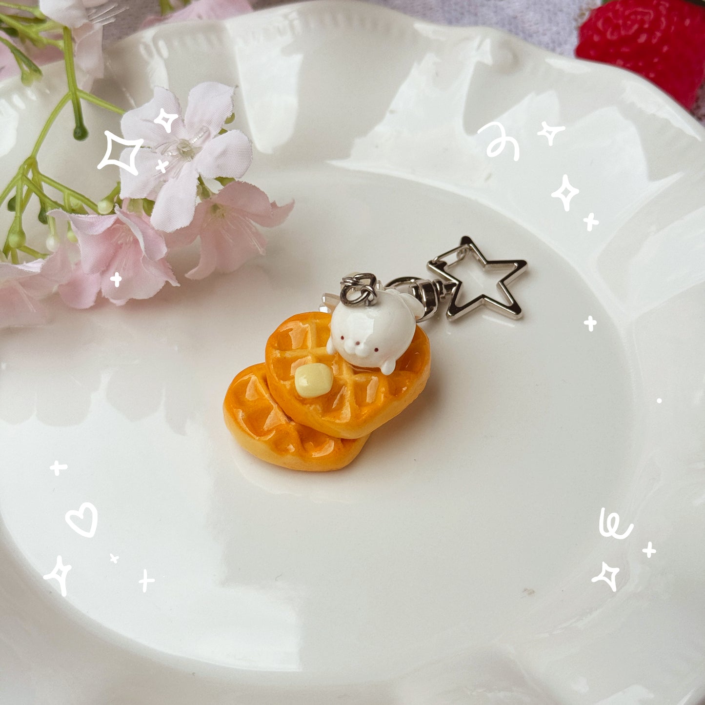 Waffle Keychains
