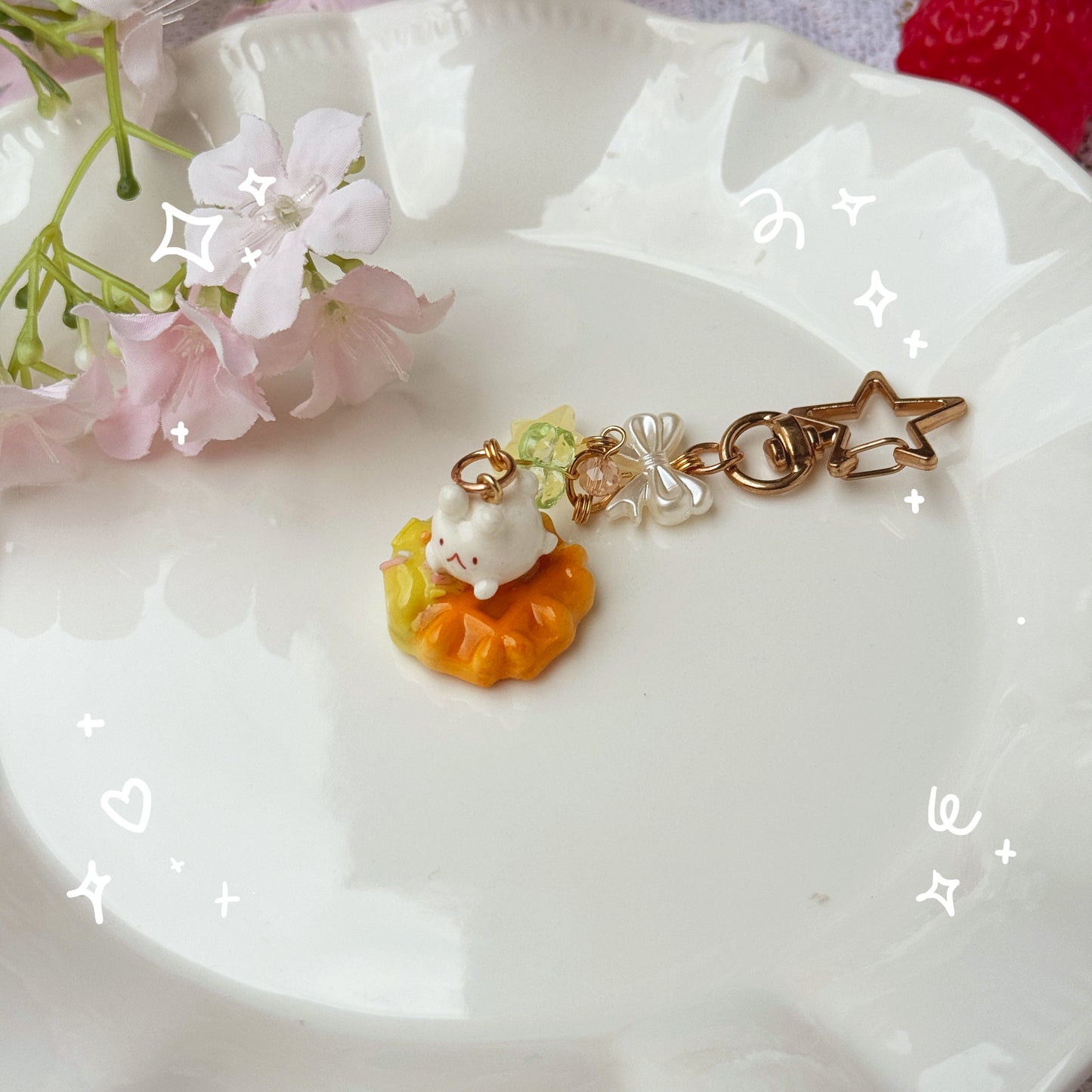 Waffle Keychains