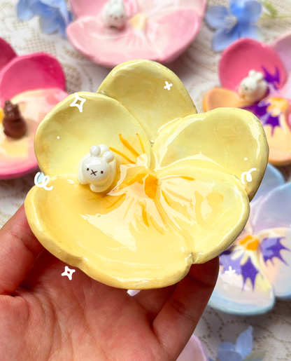 Flower Trinket Plates