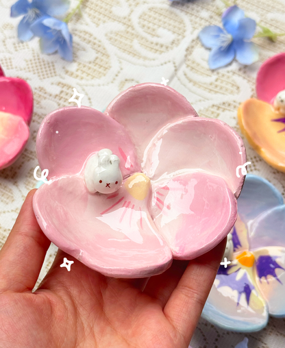 Flower Trinket Plates