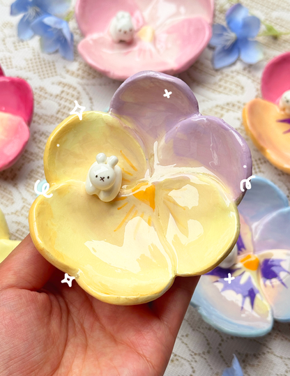Flower Trinket Plates