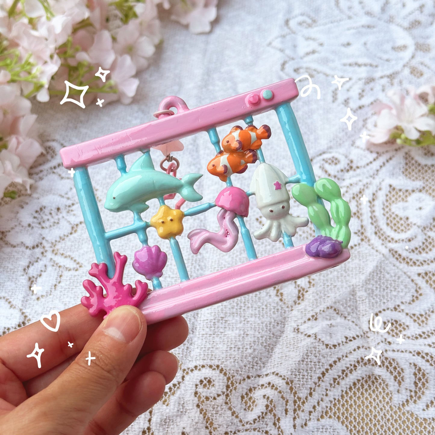 Aquarium Gunpla Keychain