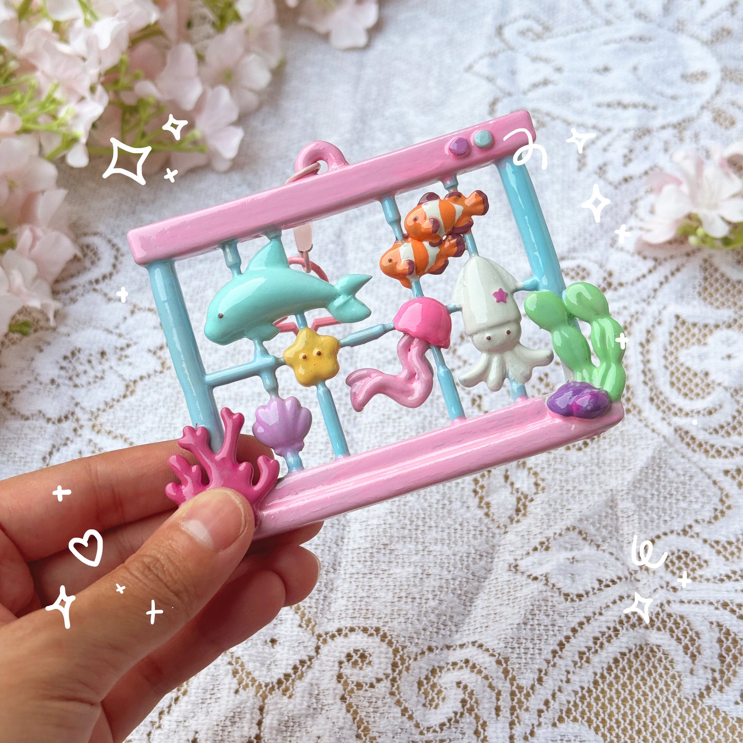 Aquarium Gunpla Keychain