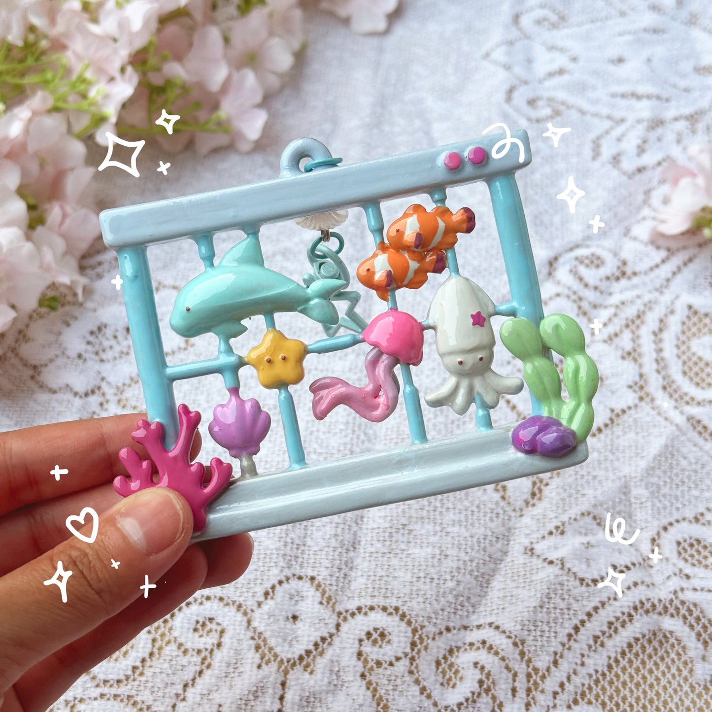 Aquarium Gunpla Keychain
