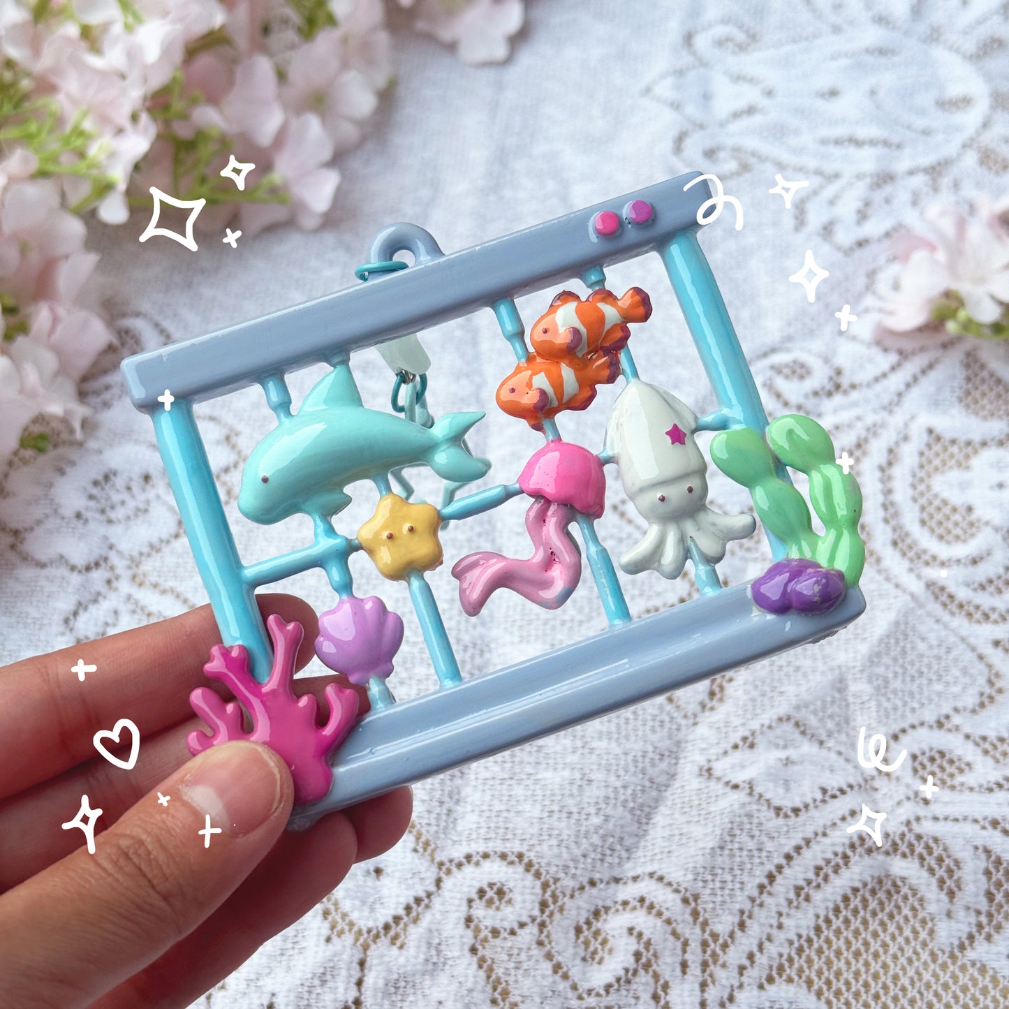 Aquarium Gunpla Keychain