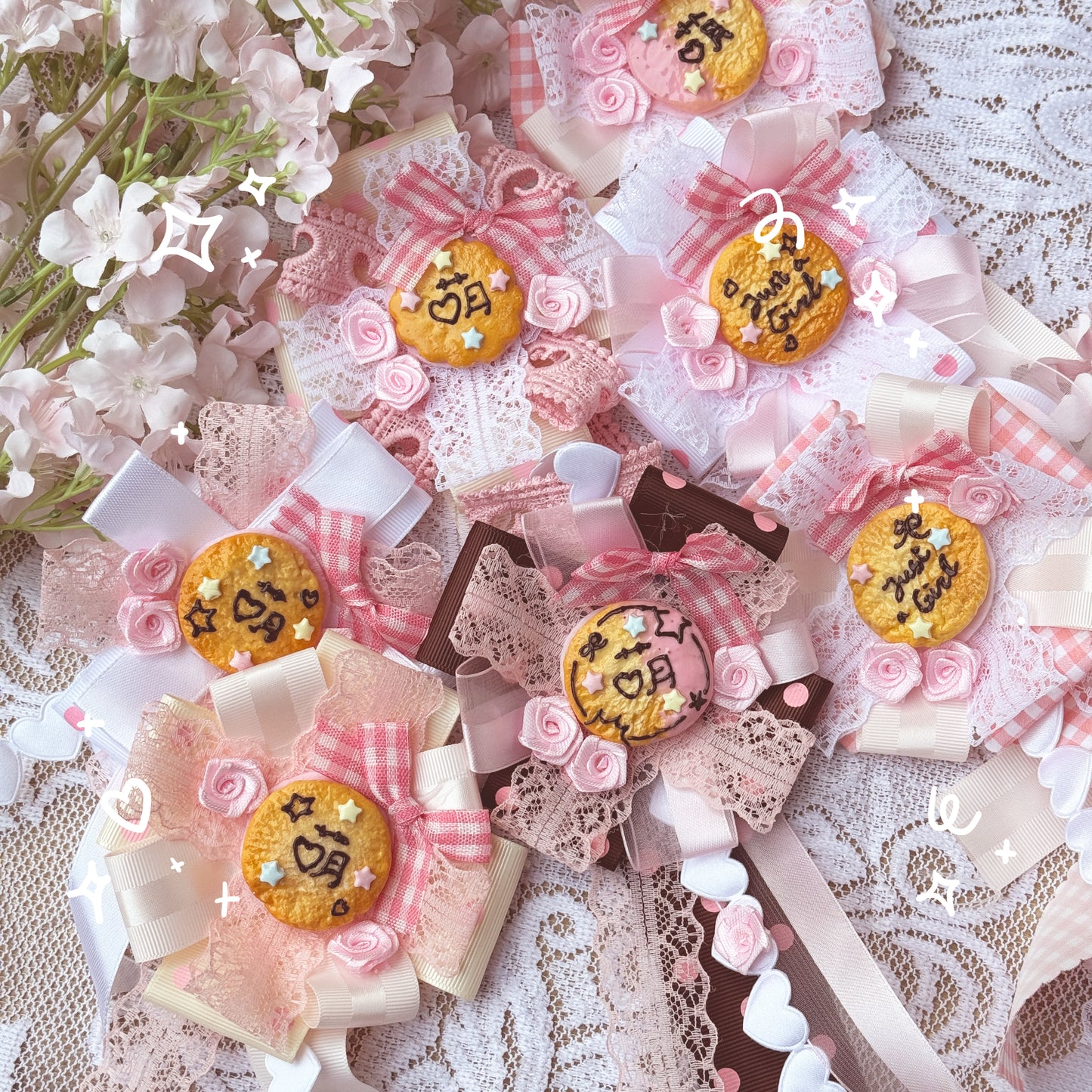 Rosette Cookie Badges
