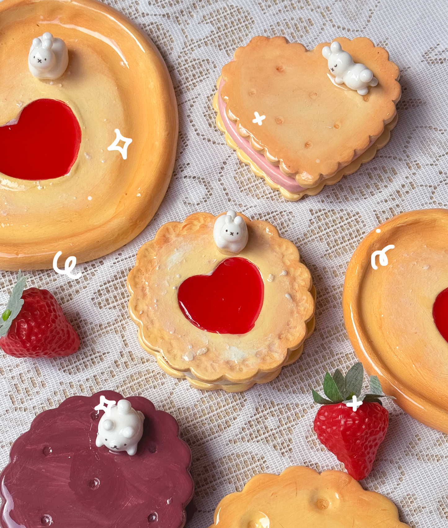 Biscuit Trinket Trays