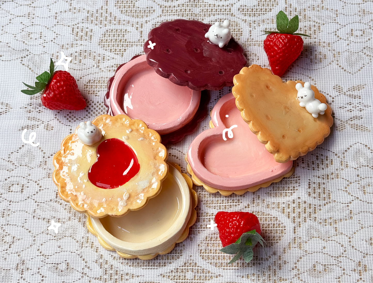 Biscuit Trinket Trays