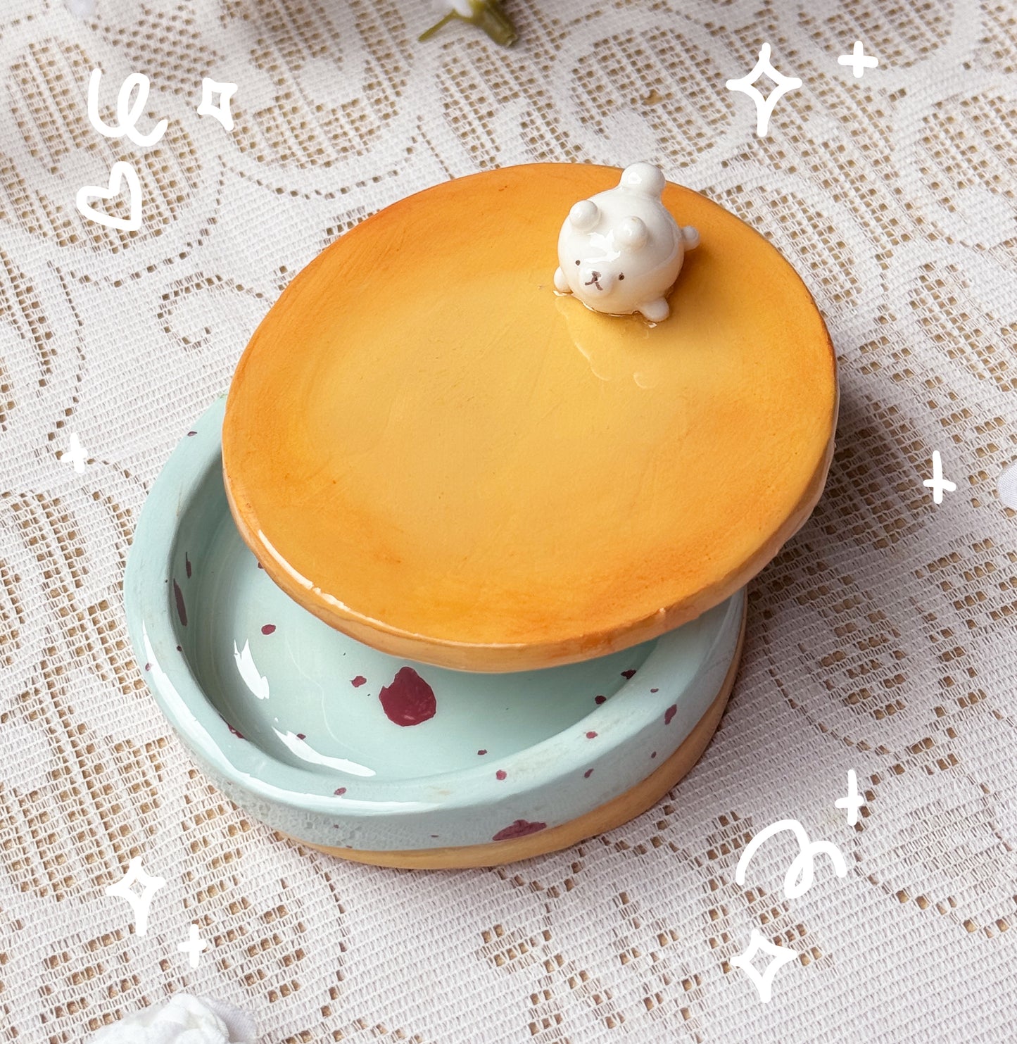 Ice Cream Trinket Containers