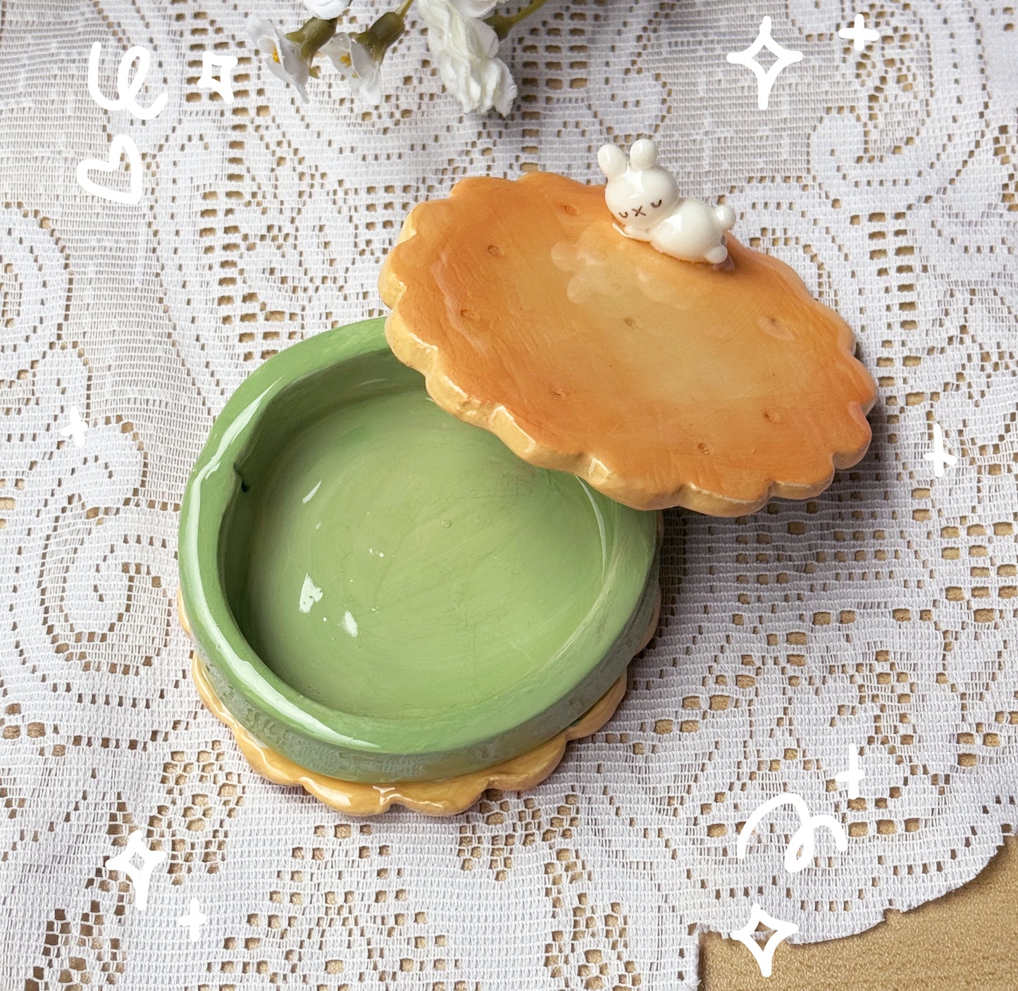 Biscuit Trinket Containers