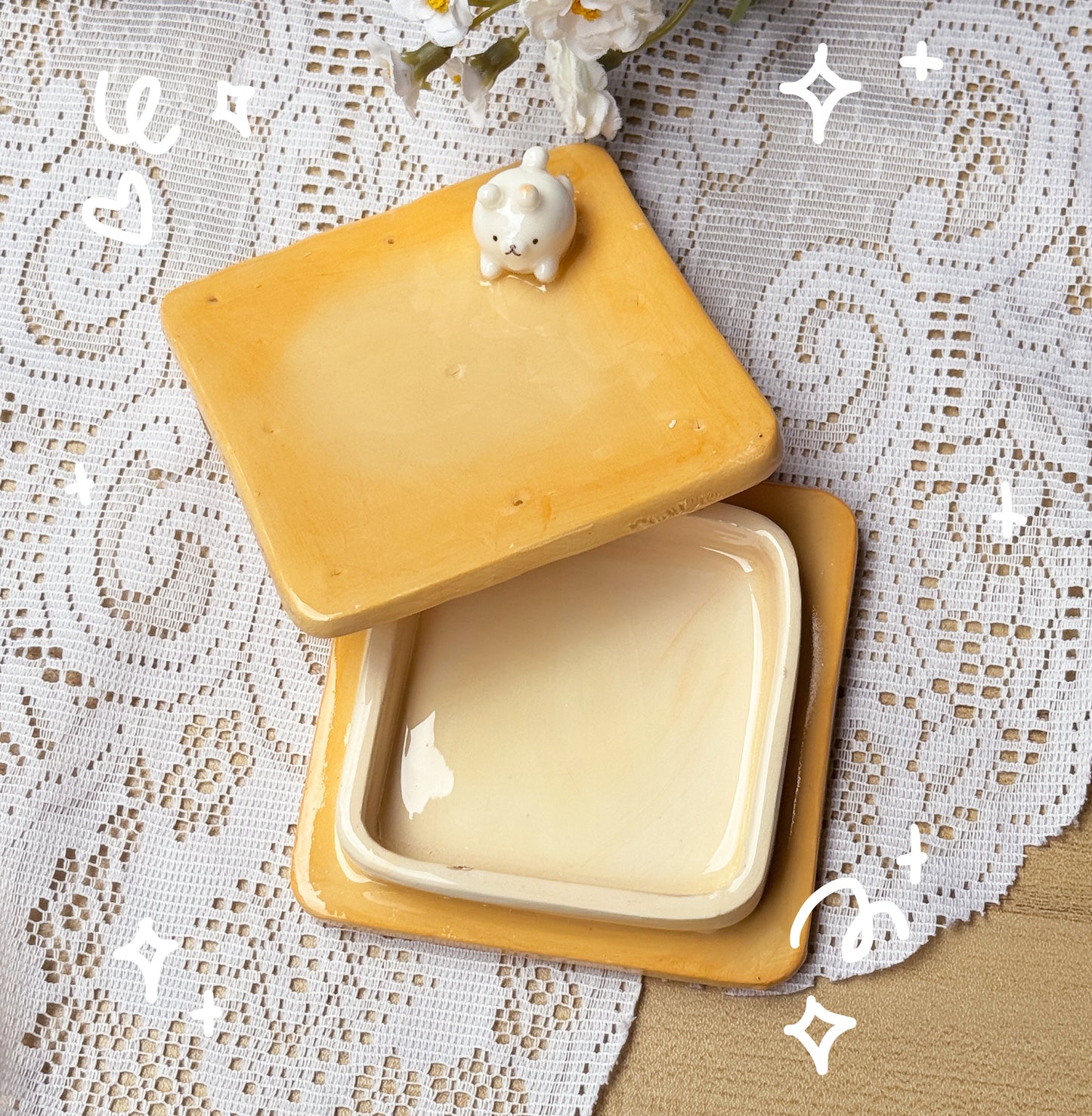 Biscuit Trinket Containers