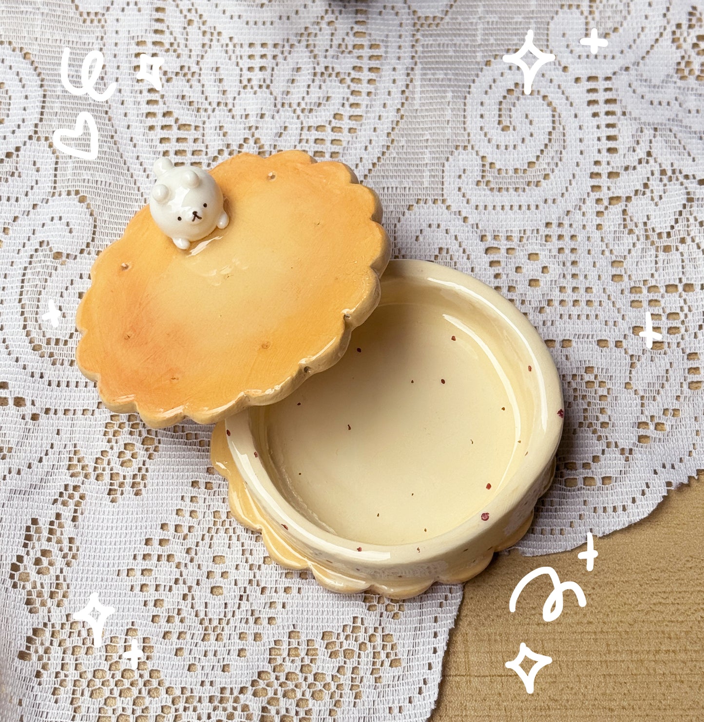 Biscuit Trinket Containers