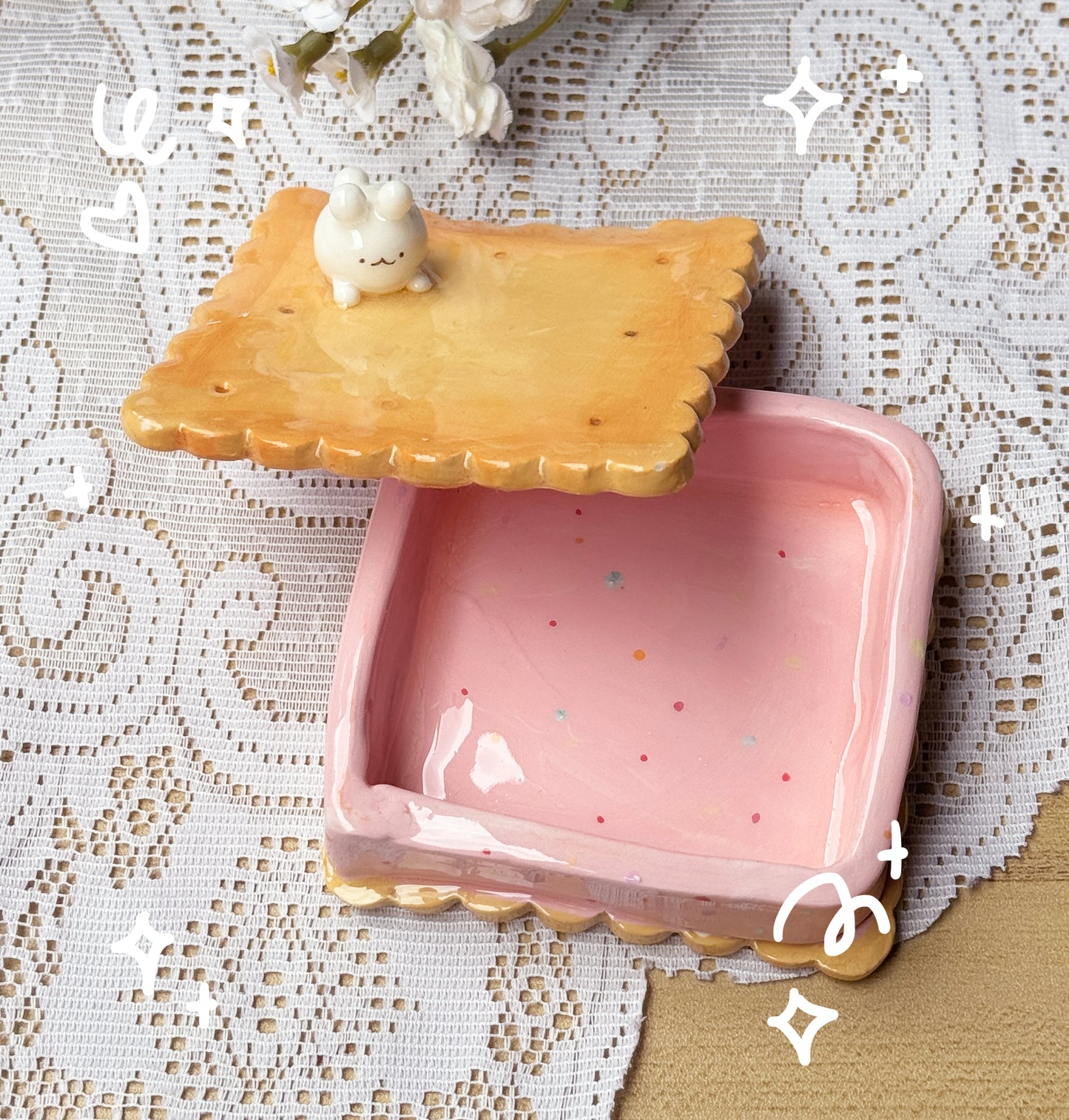 Biscuit Trinket Containers