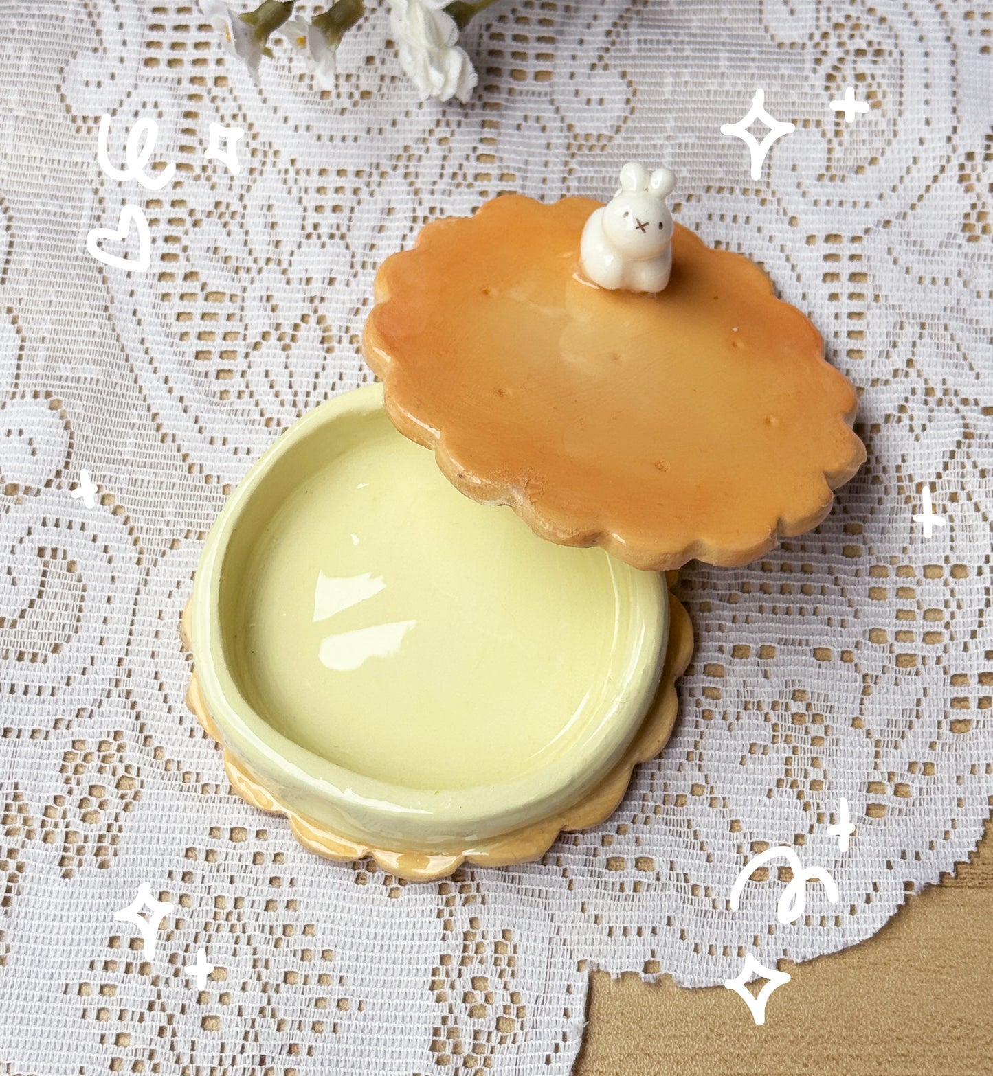 Biscuit Trinket Containers
