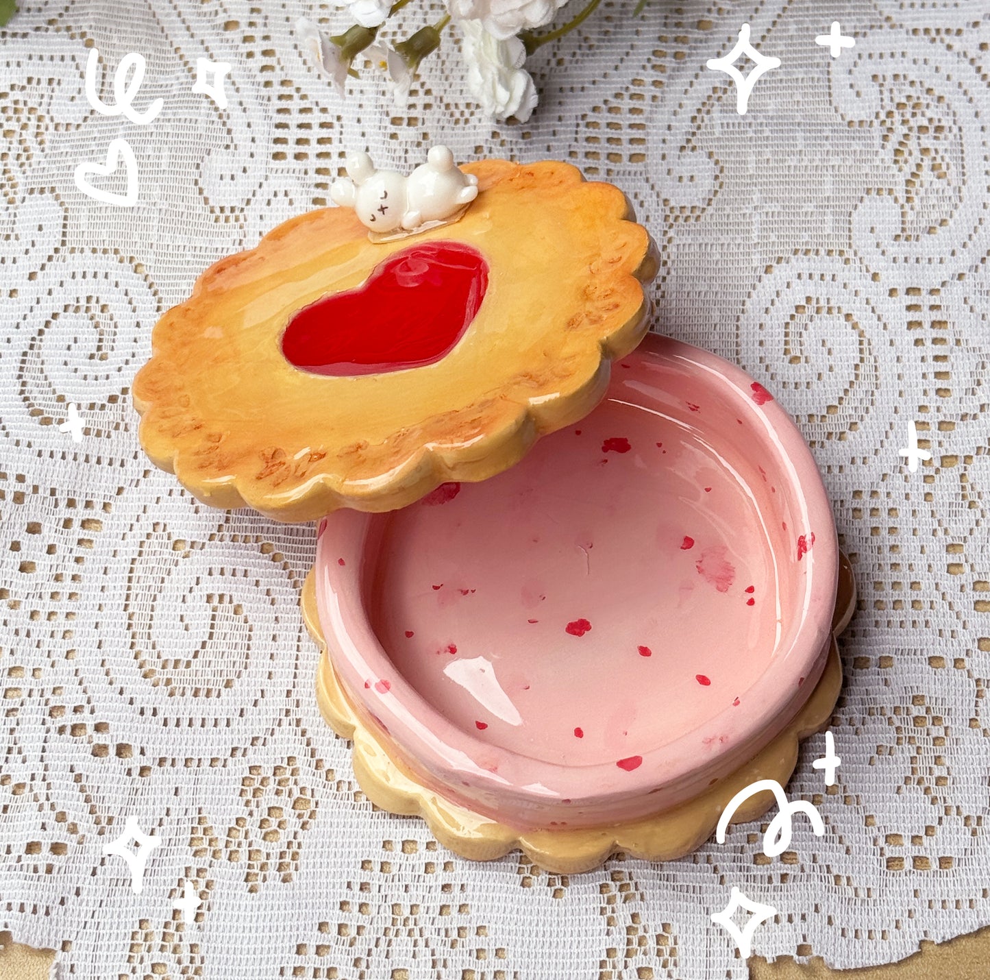Biscuit Trinket Containers
