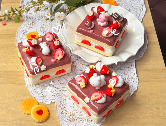 Choco Strawberry Shortcake Jewelry Boxes