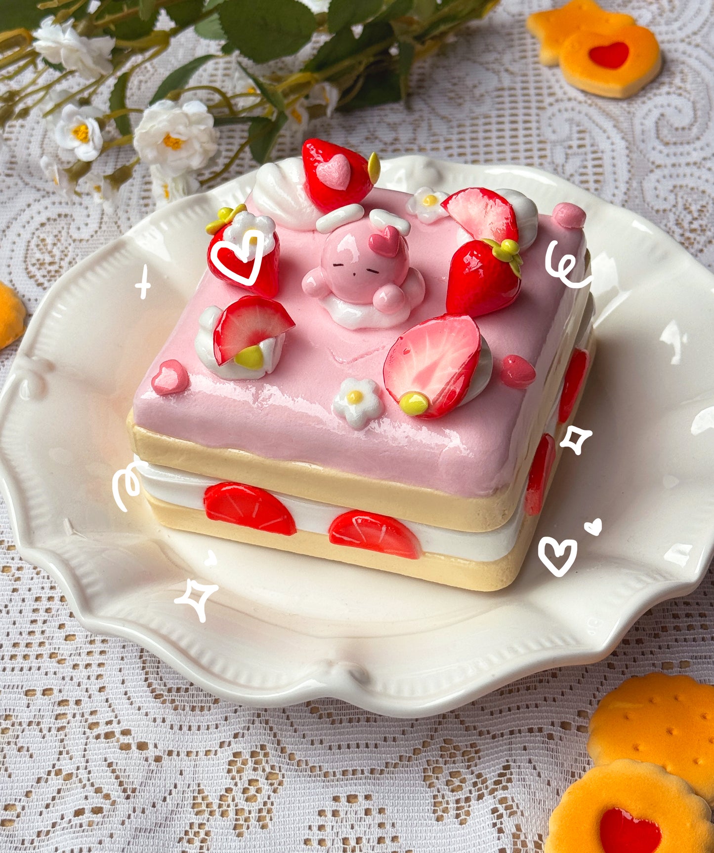 Pink Strawberry Shortcake Jewelry Boxes