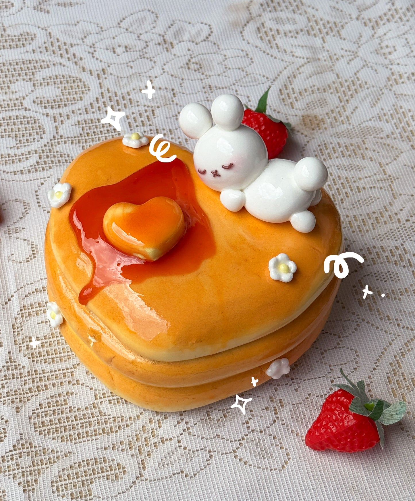 Heart Pancake Jewelry Boxes