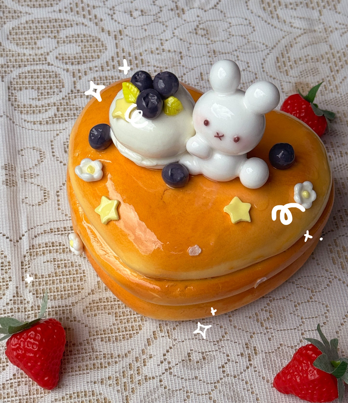 Heart Pancake Jewelry Boxes