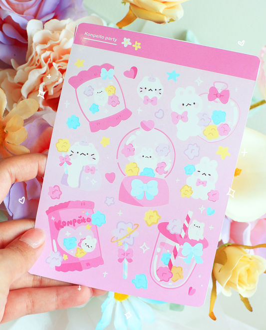 Konpeito Party Sticker Set