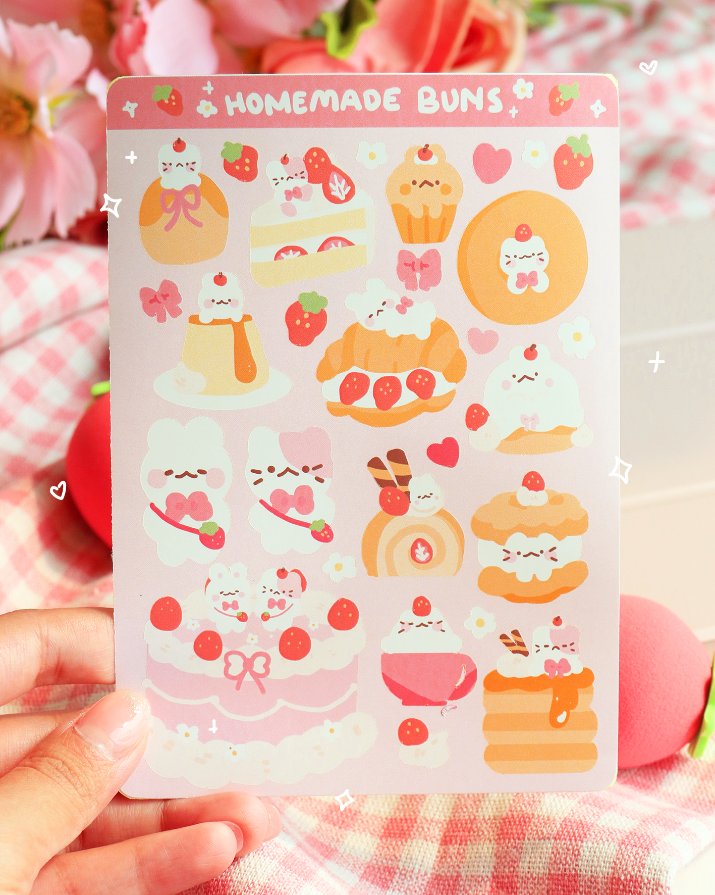 Homemade Buns Sticker Set