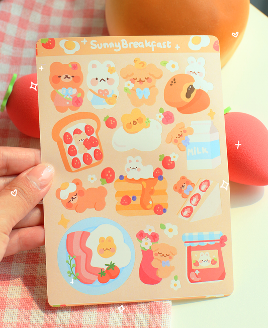 Sunny Breakfast Sticker Set