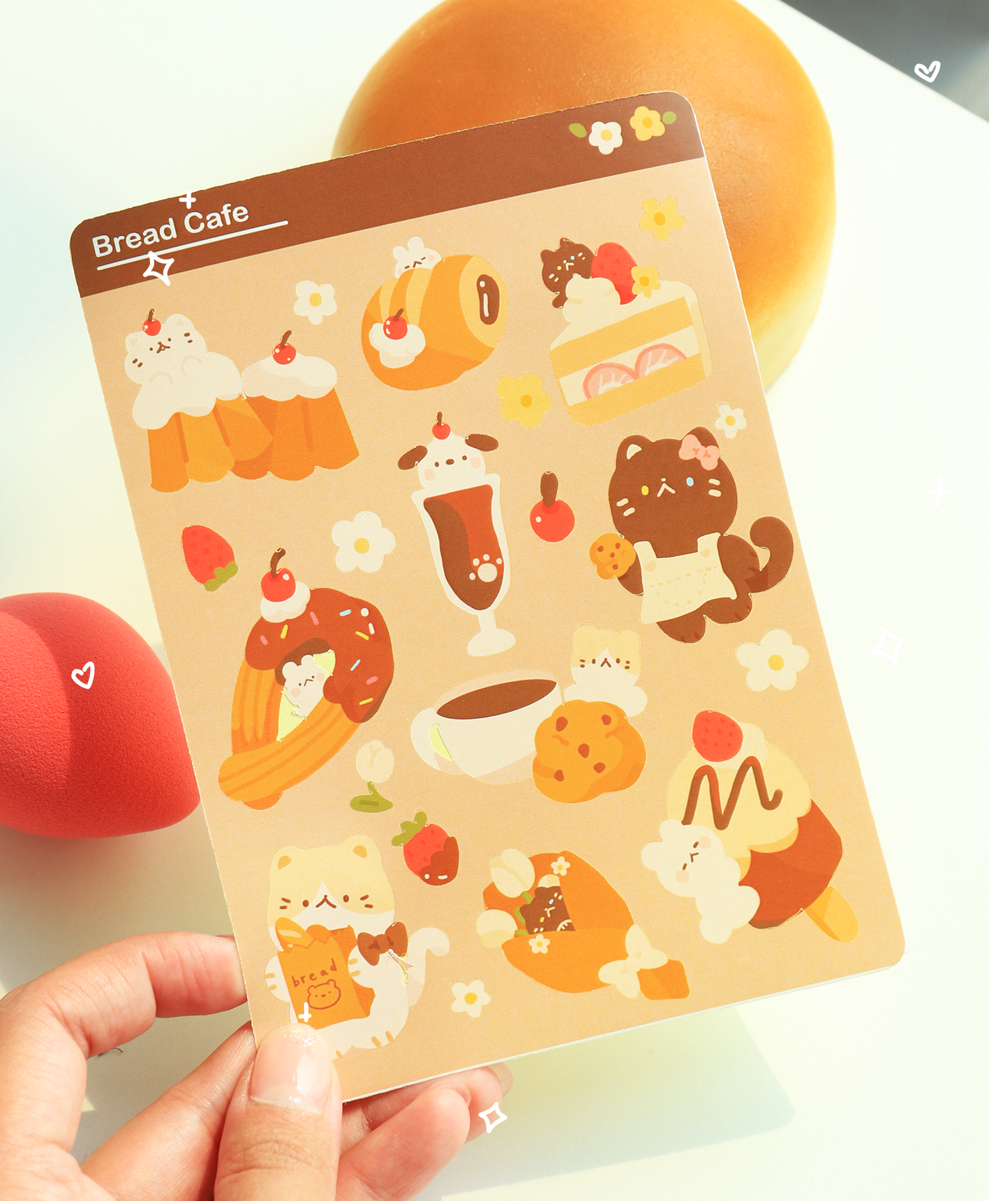 Bread Cafe Sticker Set