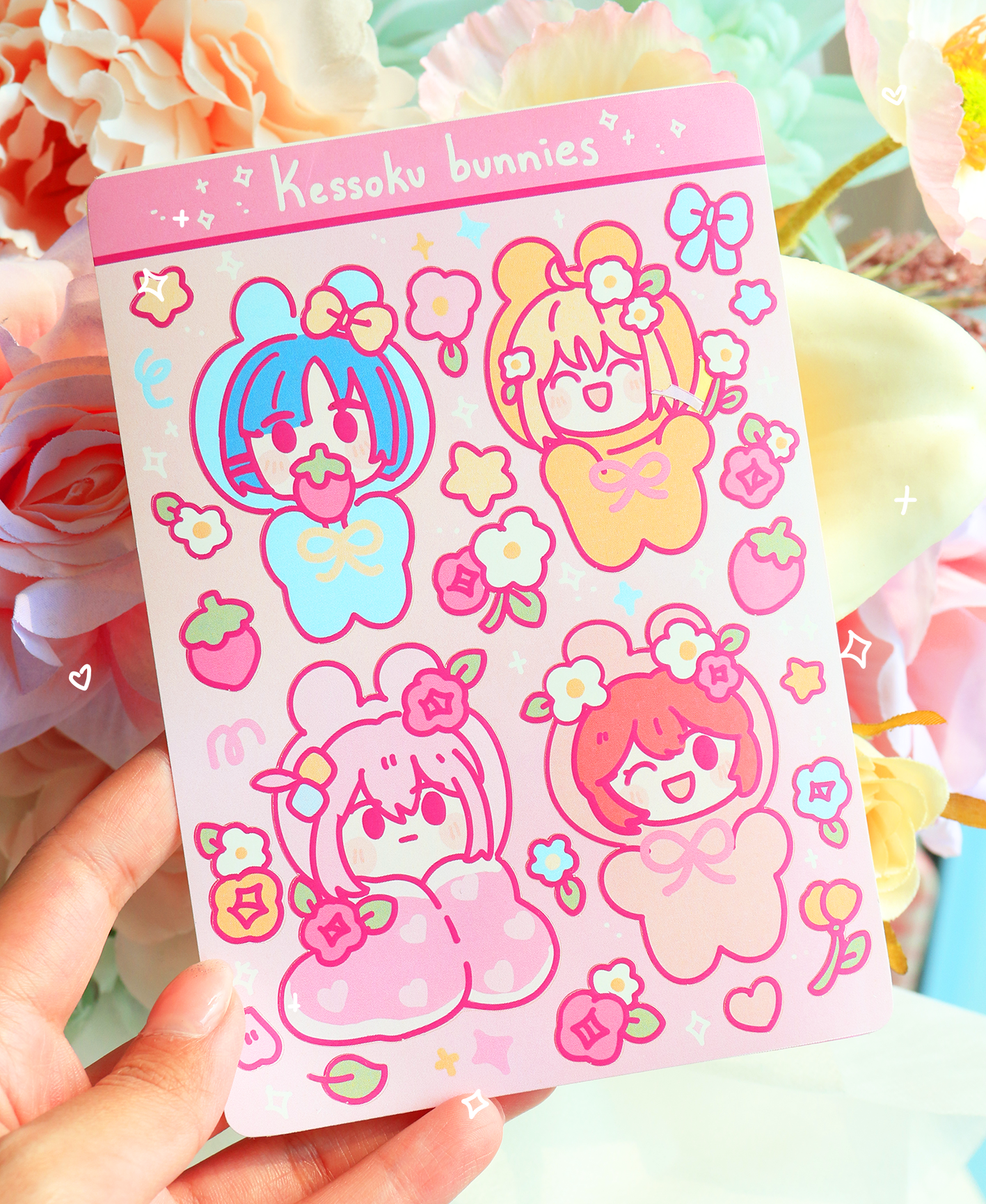 Kessoku Bunnies Sticker Set