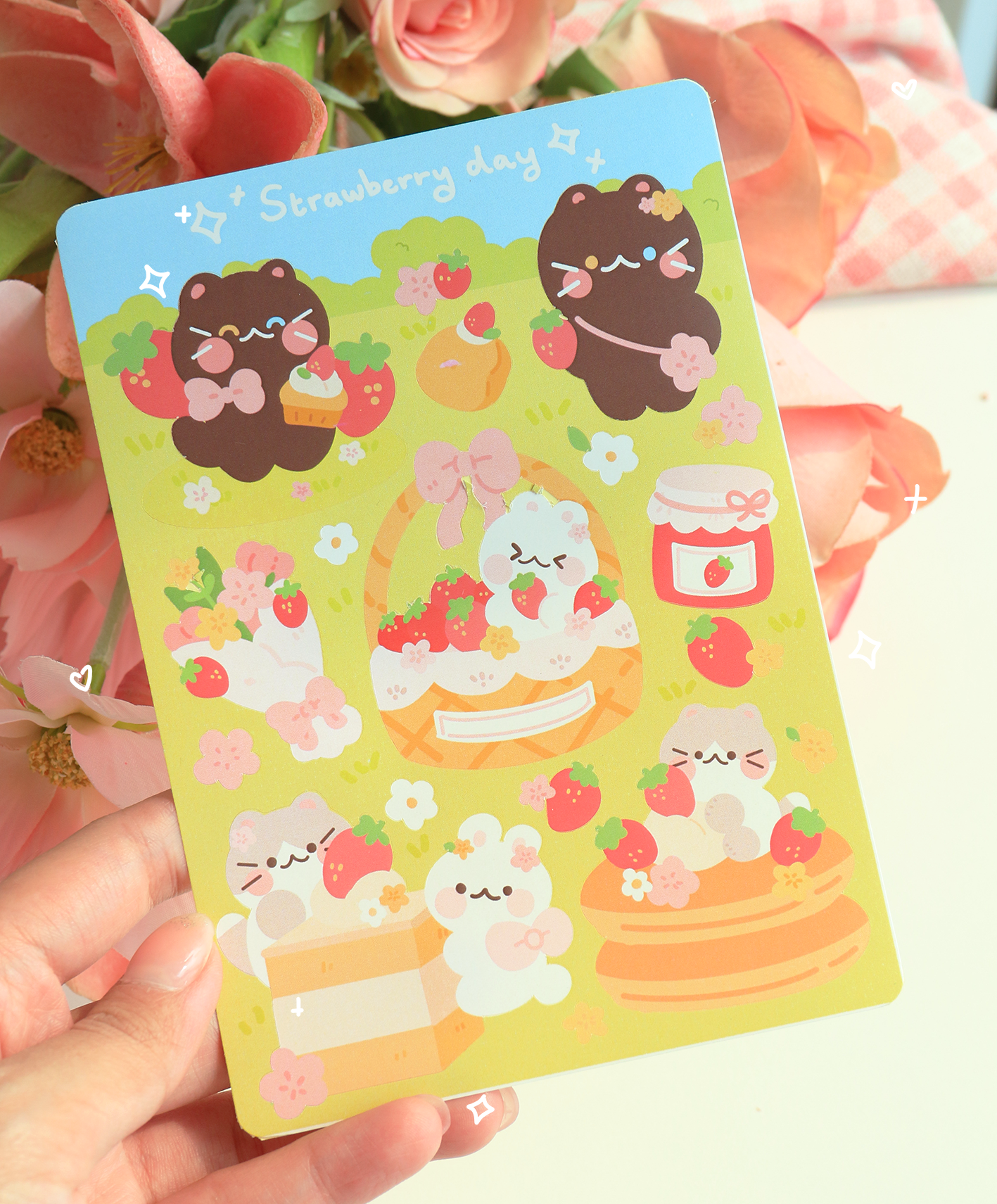 Strawberry Day Sticker Set