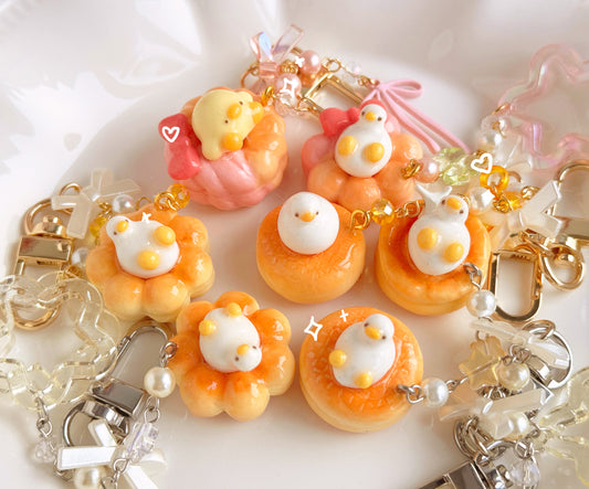 Donut Duck keychains