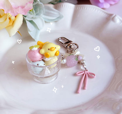 Pastel Ice Cream Keychains