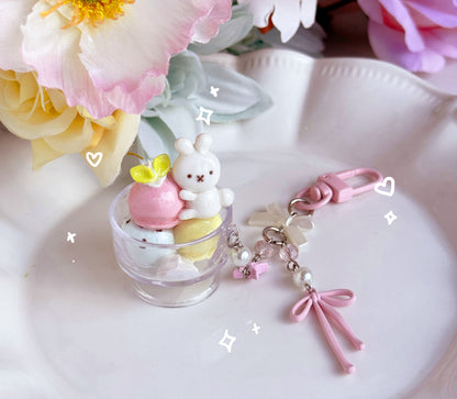 Pastel Ice Cream Keychains