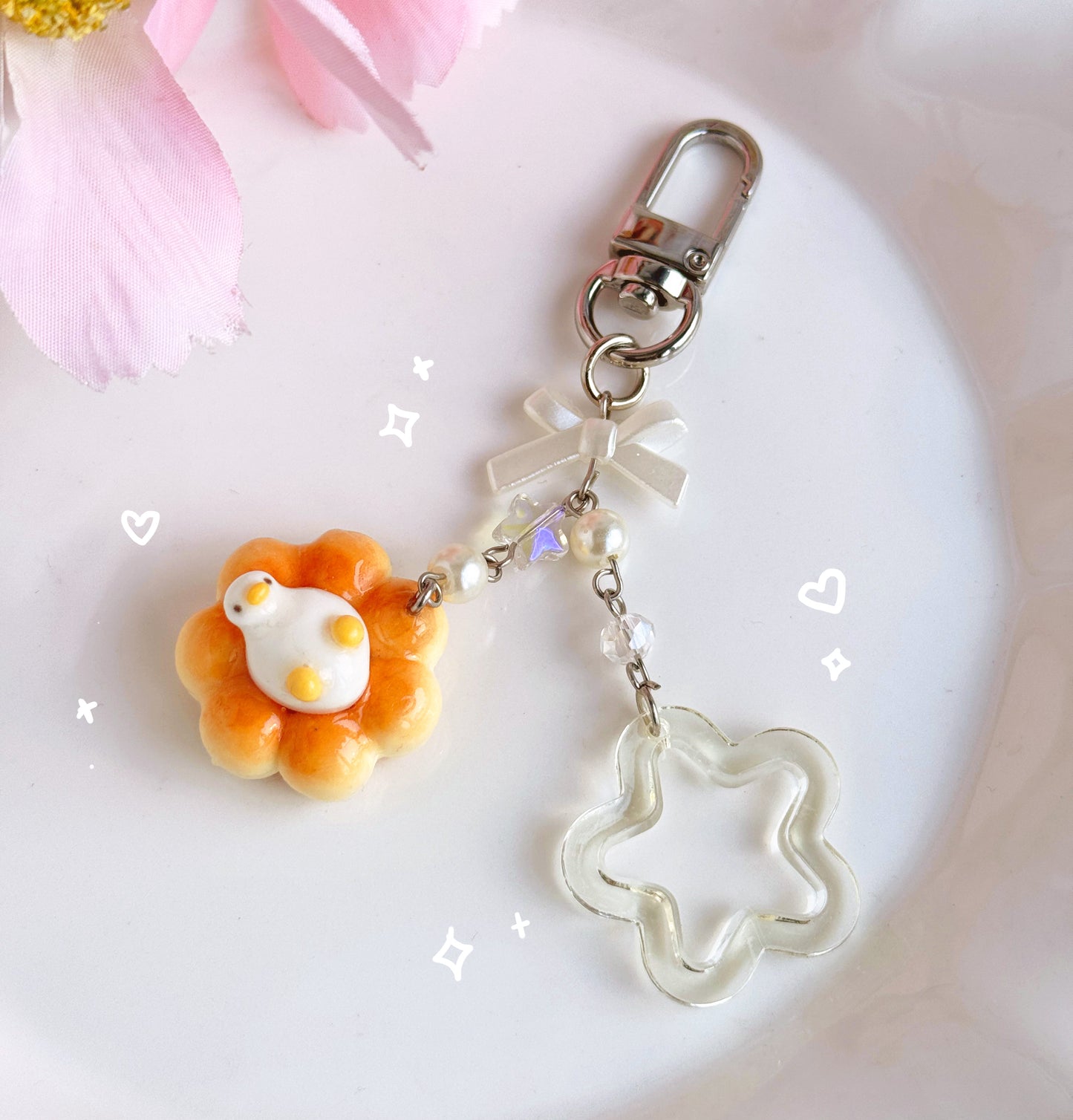 Donut Duck keychains