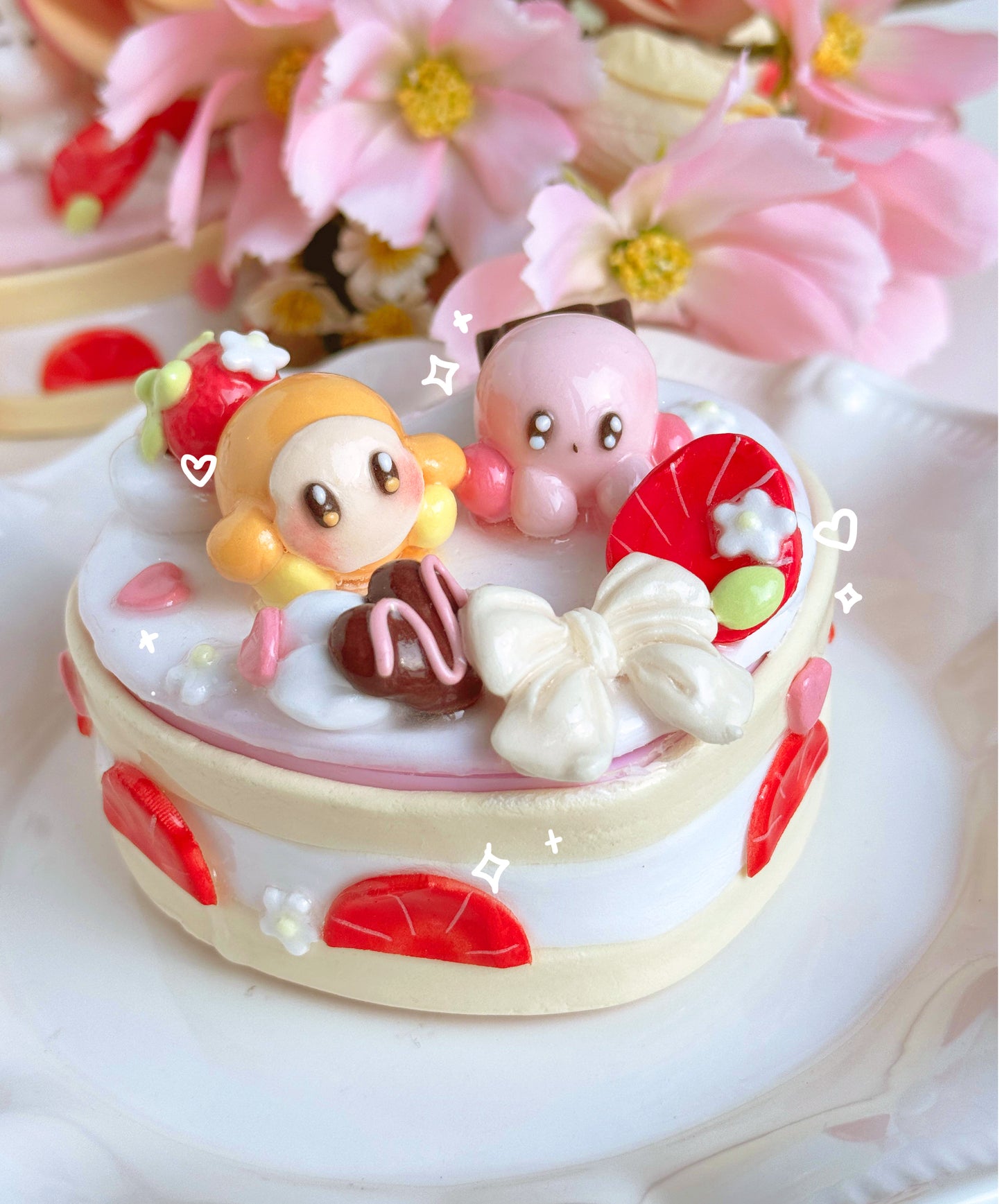 Kirby Heart Cake Jewelry Boxes