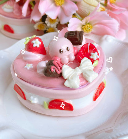 Kirby Heart Cake Jewelry Boxes